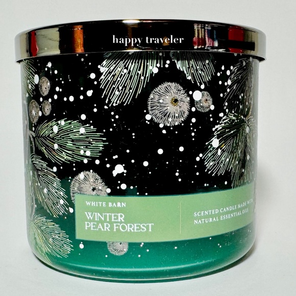 WINTER PEAR FOREST 3 Wick Candle - Picture 1 of 3
